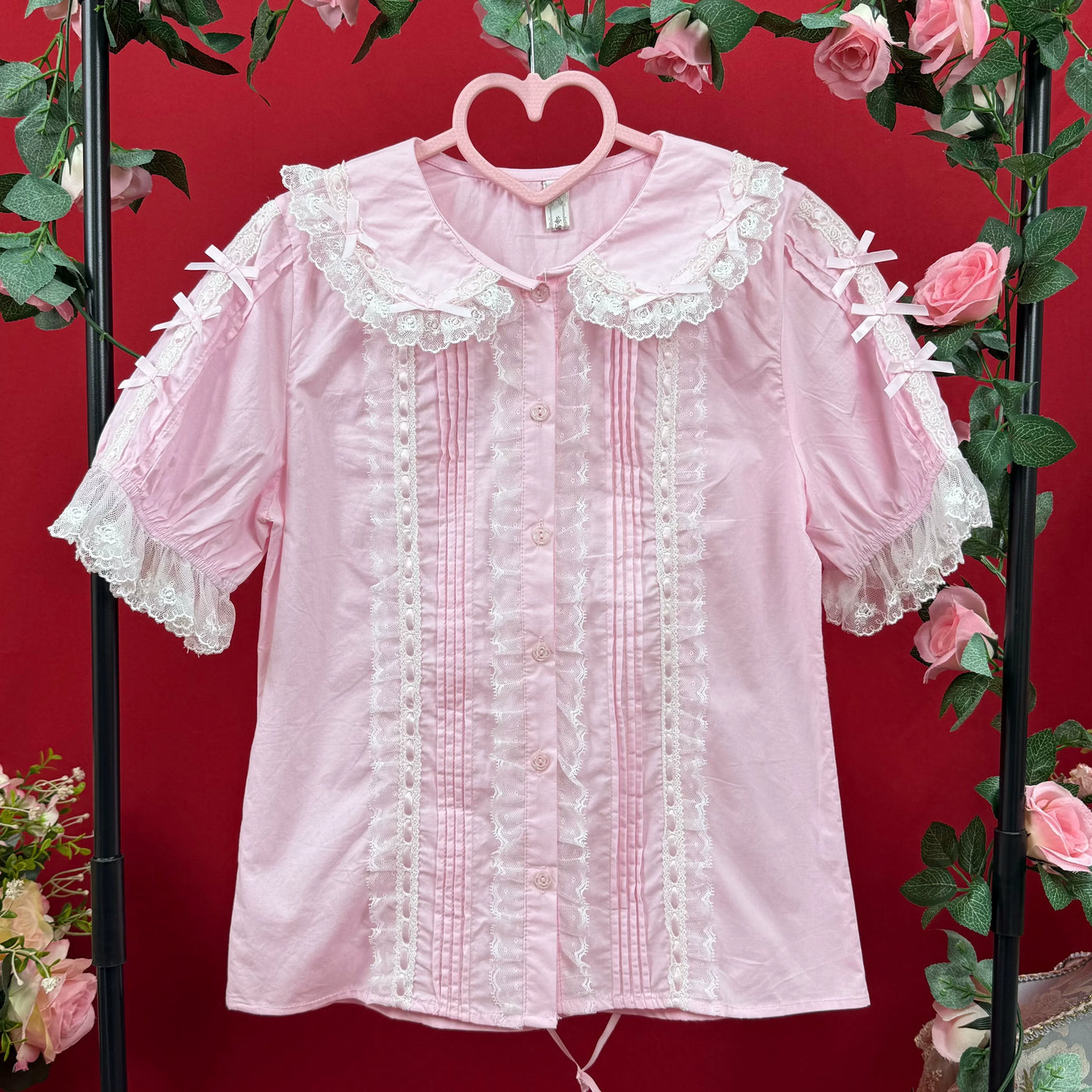 DMFS Lolita - Lanxin Shirt - Cotton Sweet Lolita Lace Blouse