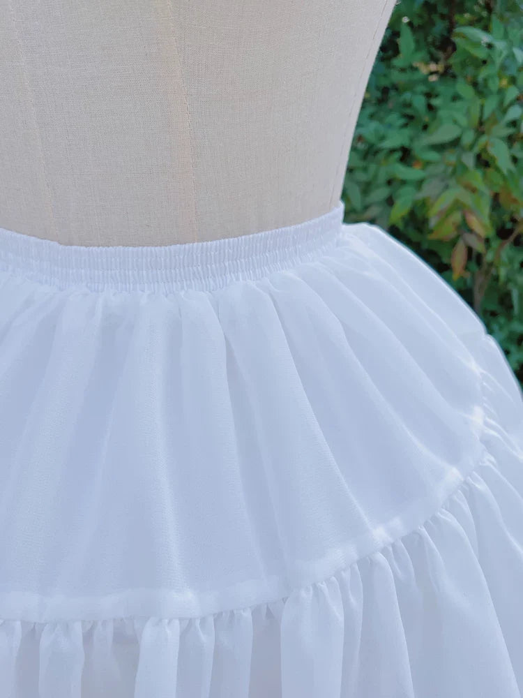 Flower Fieldhappy Event - Adjustable Hoop Puffy - 13.8-inch Lolita petticoat with built-in bloomers - product detail 8