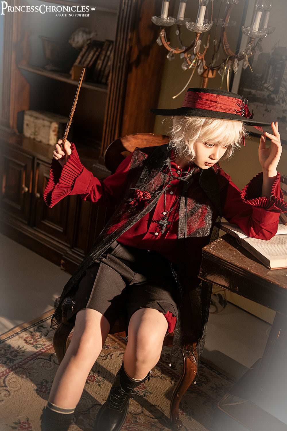 Princess Chronicles - Floating Phantom - Ouji Fashion Shirt, Long Sleeve