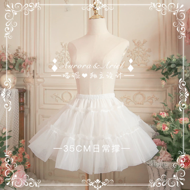 AA - 35cm 多蓬度 走秀高蓬 A 型软纱裙撑 - 细节图 4