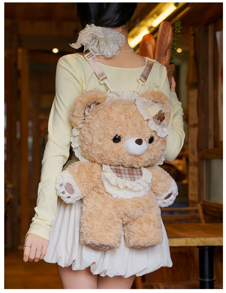 LambGuli - Little Bear Guli - Plush Bear and Rabbit Bags
