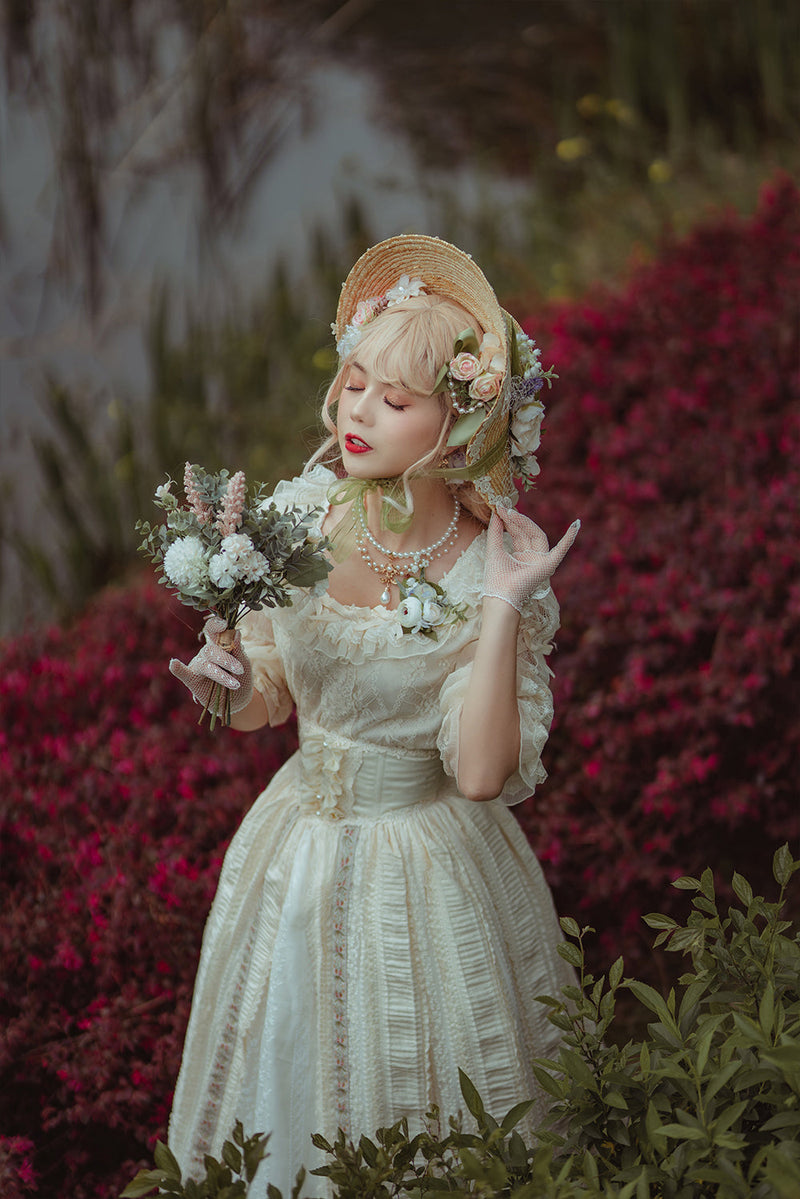 Miss Point - The Sally Gardens - Lotus Root Sleeve Lolita Blouse
