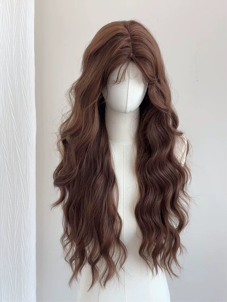 Kunkun Fish caramel chestnut curly wig - view 4