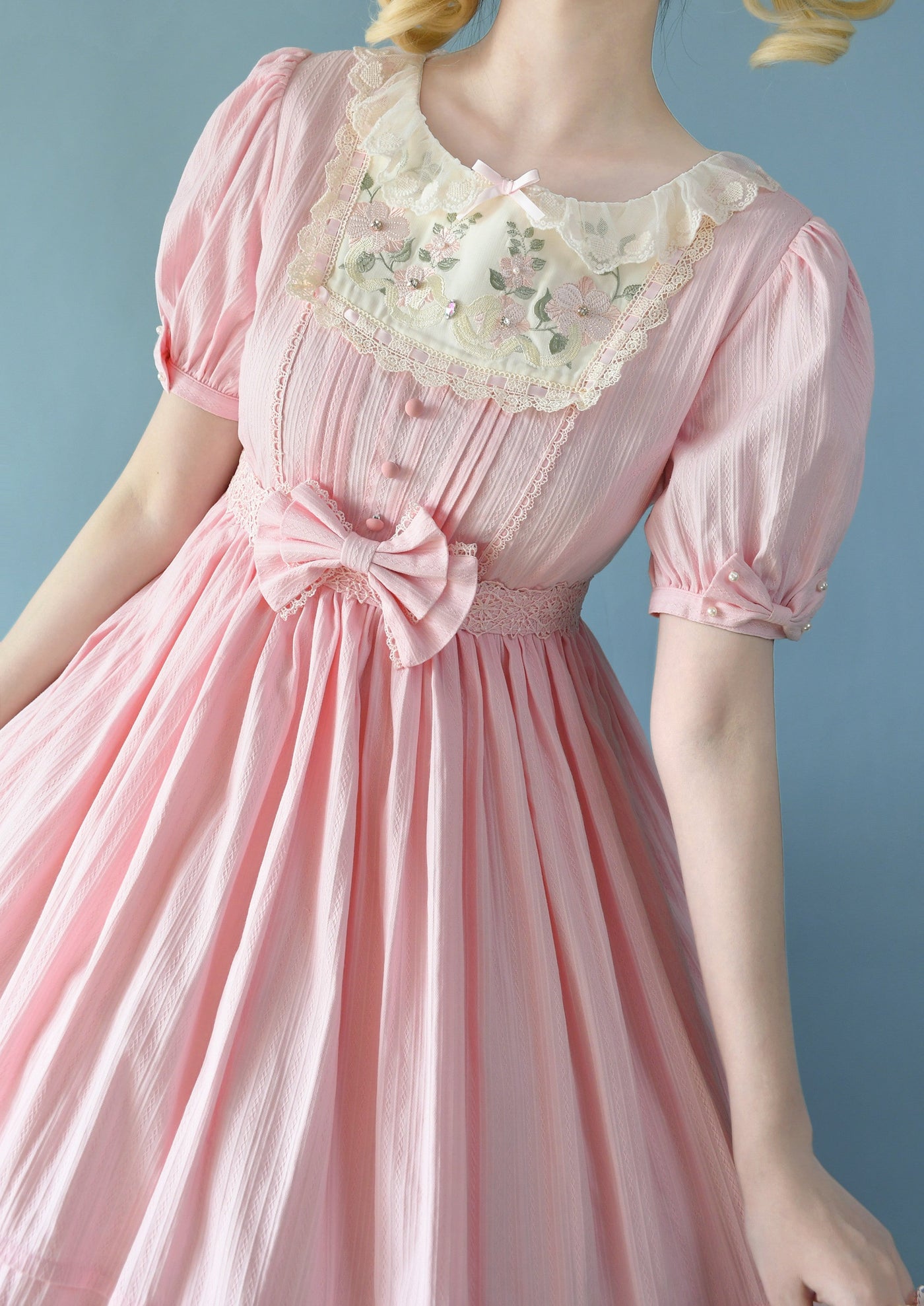 Strawberry Witch - Nerry - Sweet Lolita Embroidered OP Dress Multicolors