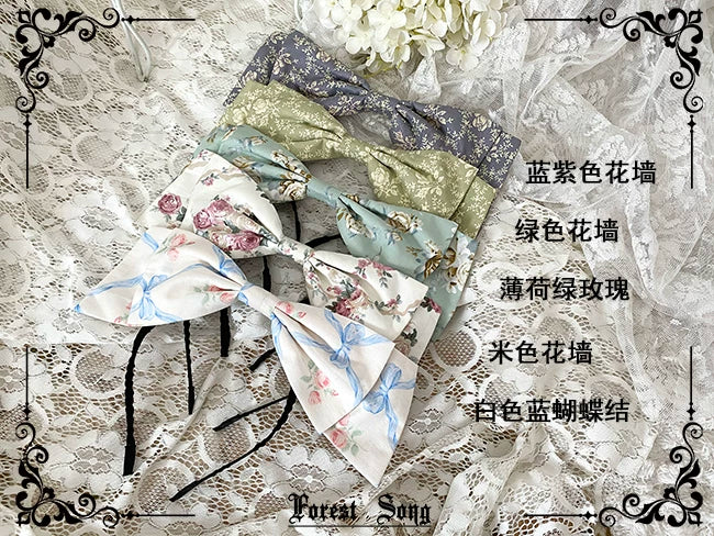 【Forest Song】牧野诗KC 现货头饰蝴蝶结发箍