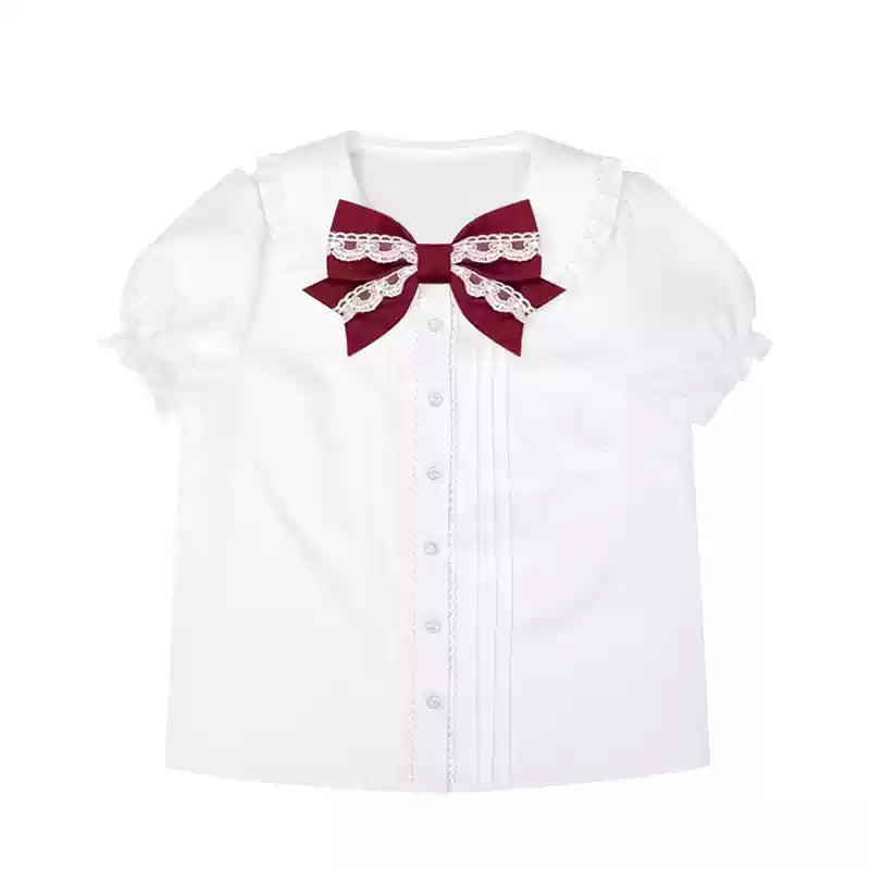 To Alice - Old School - Lolita salopette with a three-tiered ruffled skirt