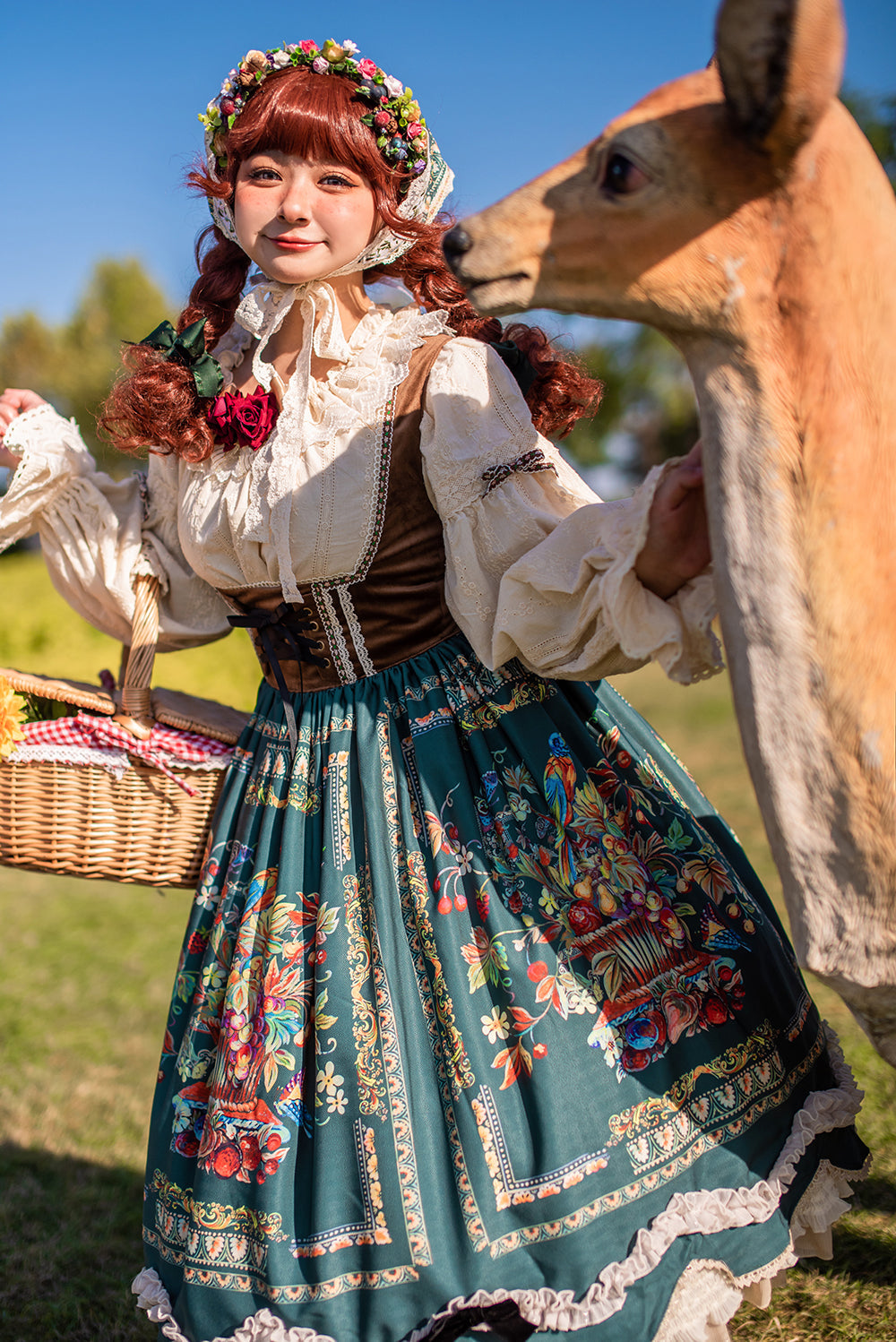 Miss Point - Rich Hymn - Lolita Bavarian Long Velvet JSK