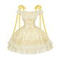 Detachable Shoulder Strap Flysleeve Short JSK In Stock / S