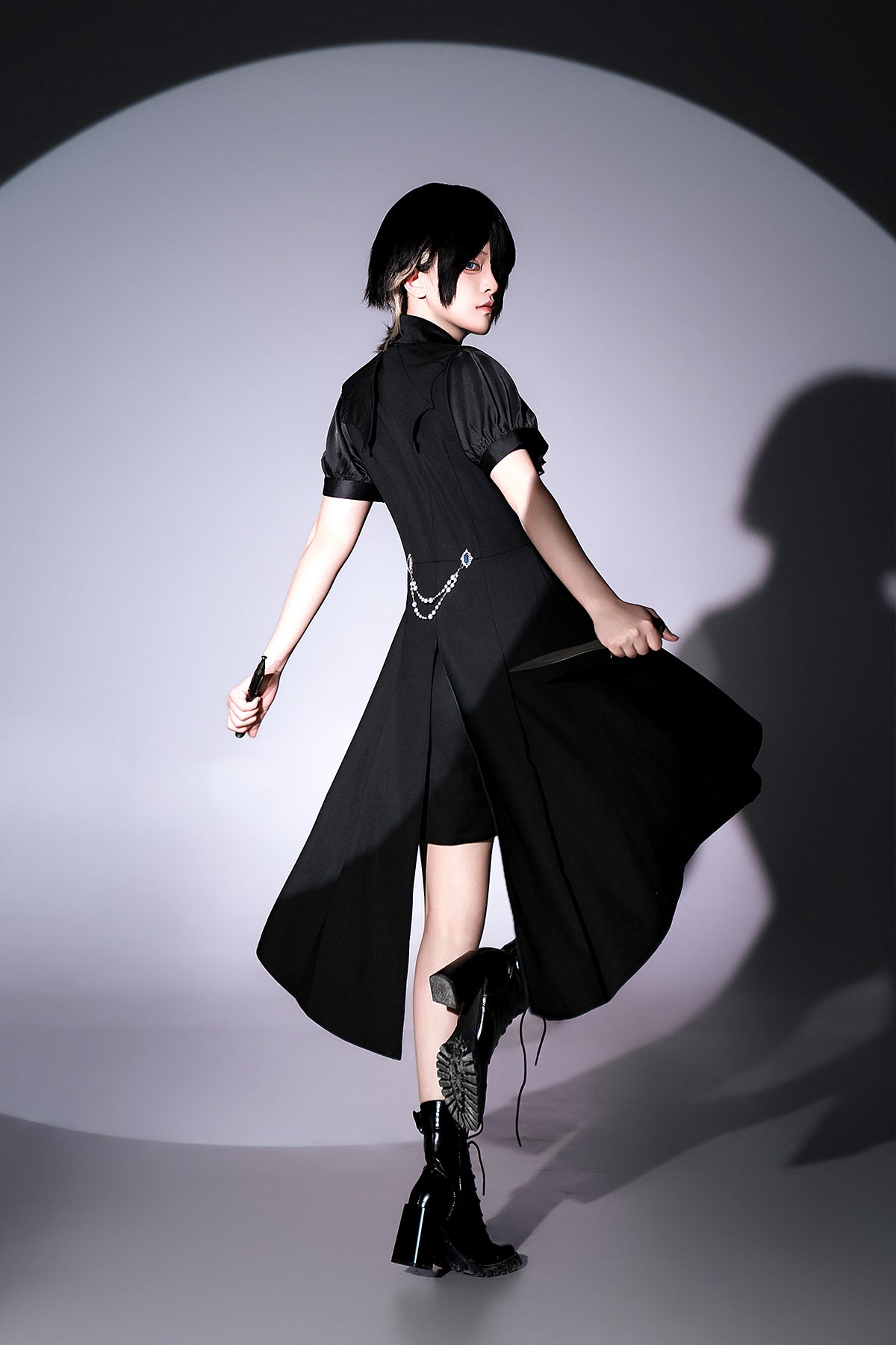 Designer's Gift - Mystique Melody - Ouji Lolita Irregular Shirt and Long Vest Set