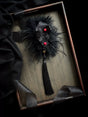 (Black)One fluffy large claw clip