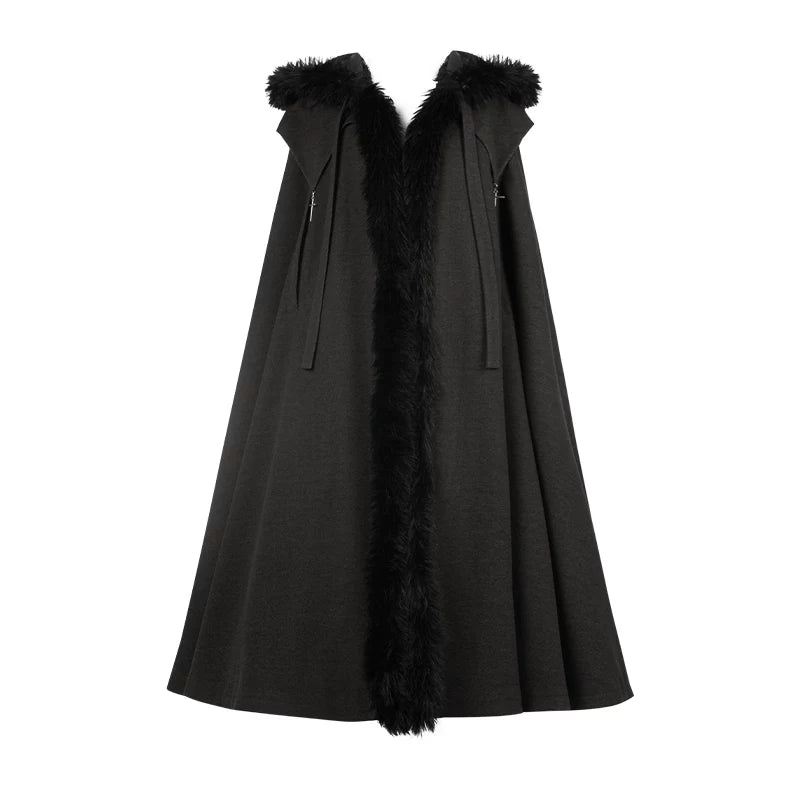 With PUJI - Raven's Night Song - Oriental Aesthetics Gothic Lolita Dress Set detail view 21