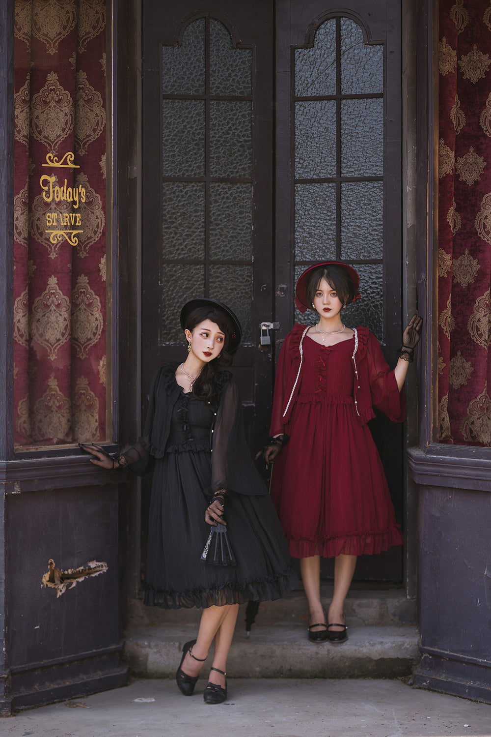 Miss Point - Rhine Riverside - French Vintage Chiffon Lolita JSK