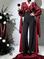 Black-red pants / S