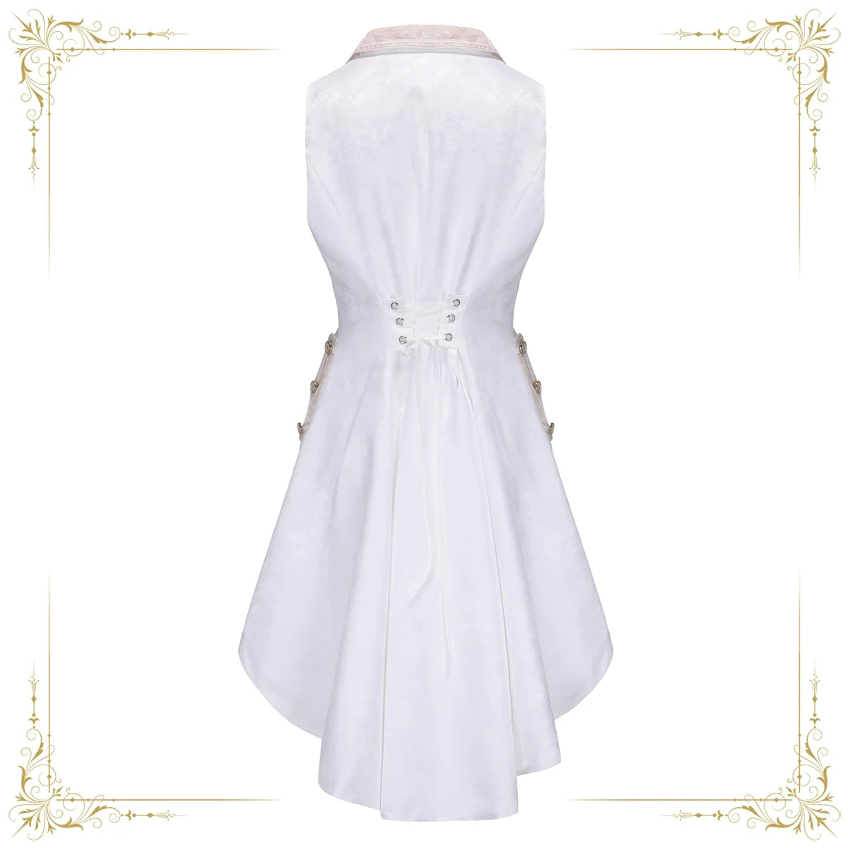 Immortal Thorn - Night of Swordsmanship - Ouji Lolita Long Coat Male Lolita Sleeveless Coat