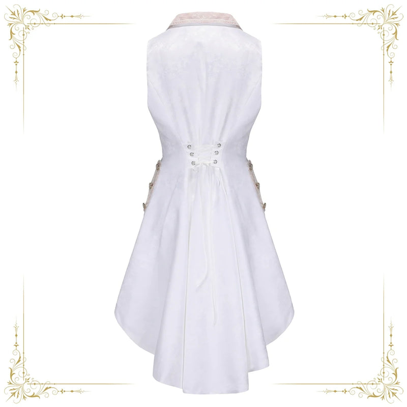Immortal Thorn - Night of Swordsmanship - Ouji Lolita Long Coat Male Lolita Sleeveless Coat