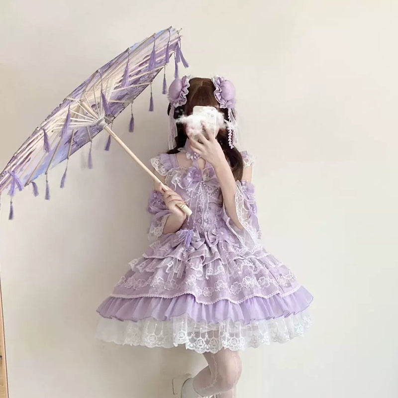 Hanguliang Peach Rain Sweet JSK Dress