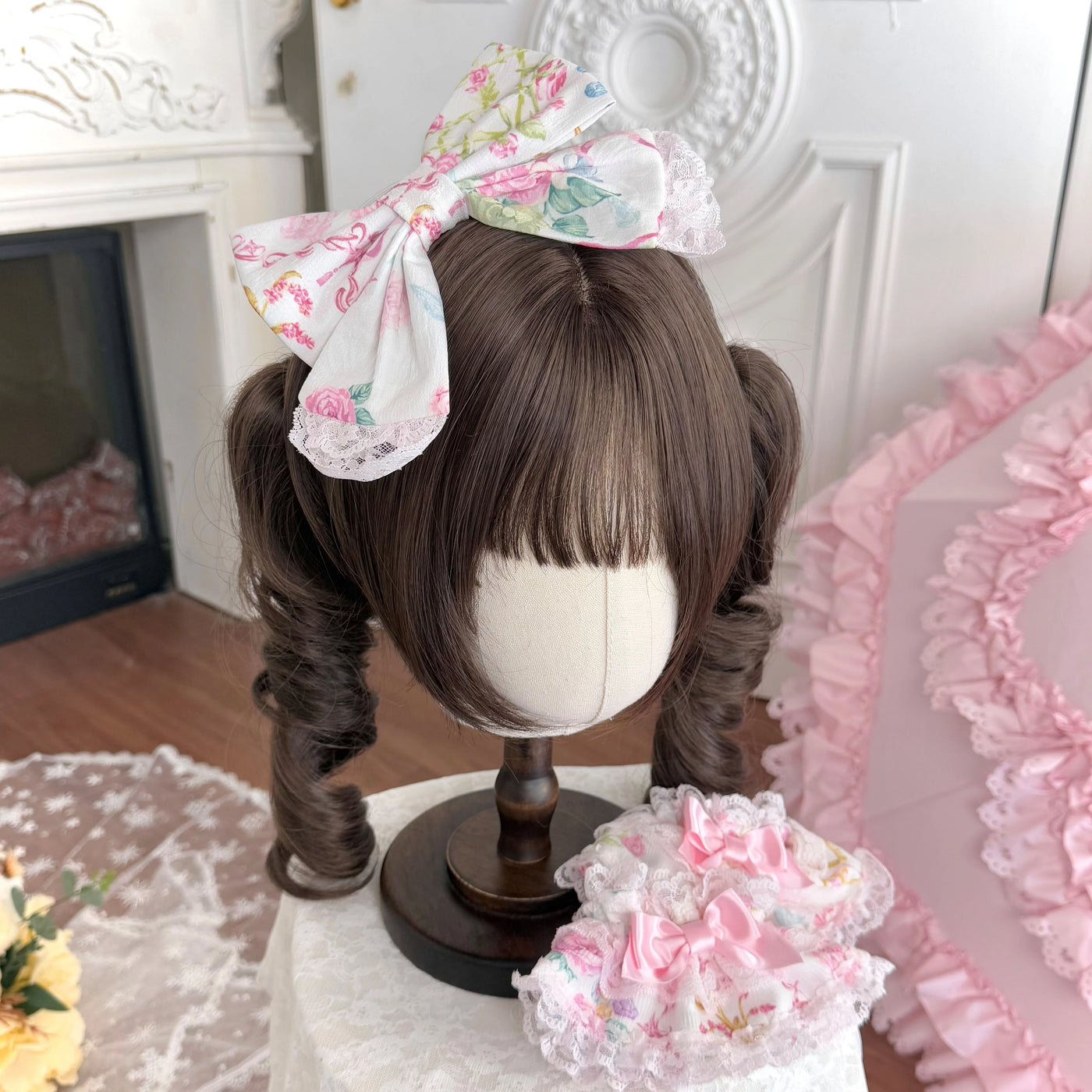 Tata Long Ear - Spring 2025 Floral Wall - JSK and OP Dresses with Tiered Lace Hems