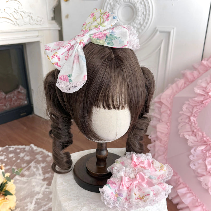 Tata Long Ear - Spring 2025 Floral Wall - JSK and OP Dresses with Tiered Lace Hems