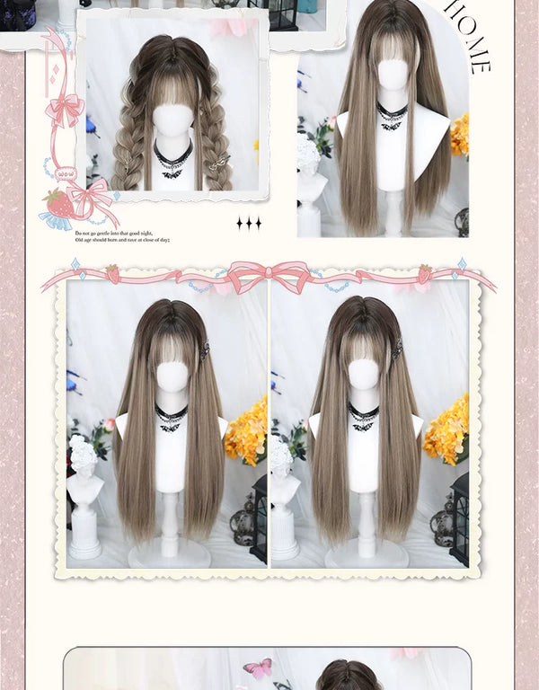 Dalao Home Polar Day gradient long straight wig - additional view 1