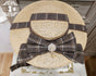dark brown plaid