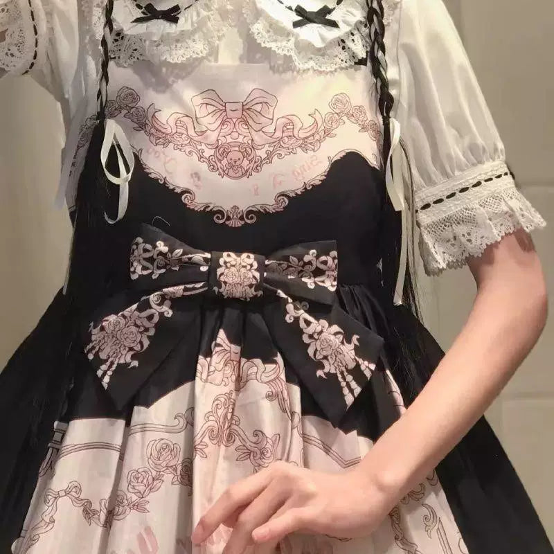 Sweetheart Dream Machine - Vintage Doll - Short-Sleeve Blouse with Lace Doll Collar