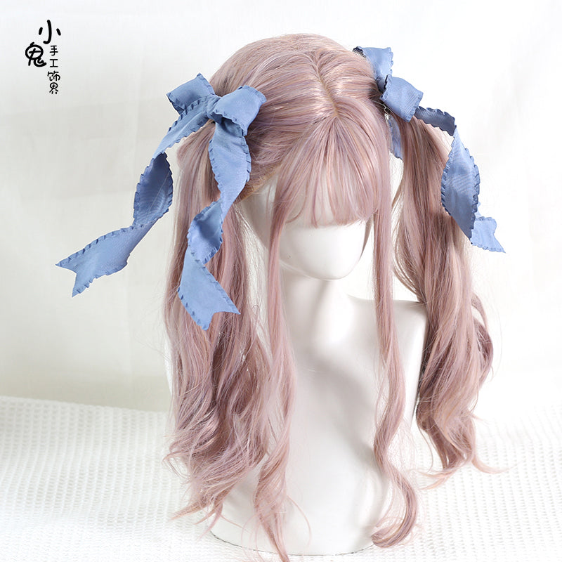 Xiaogui - Cosplay Double Ponytail Spiral - Lolita Hair Clips Headwear