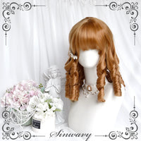 Sinwavy - Pearl Girl - golden brown Roman curl doll wig - Golden brown