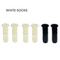 Milk white + milk white + black, 3-pair set / One Size