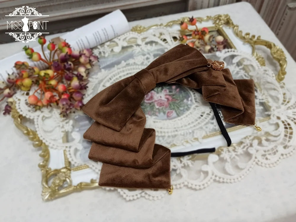 Praise of Abundance - Country Lolita Print Accessories KC (brown)