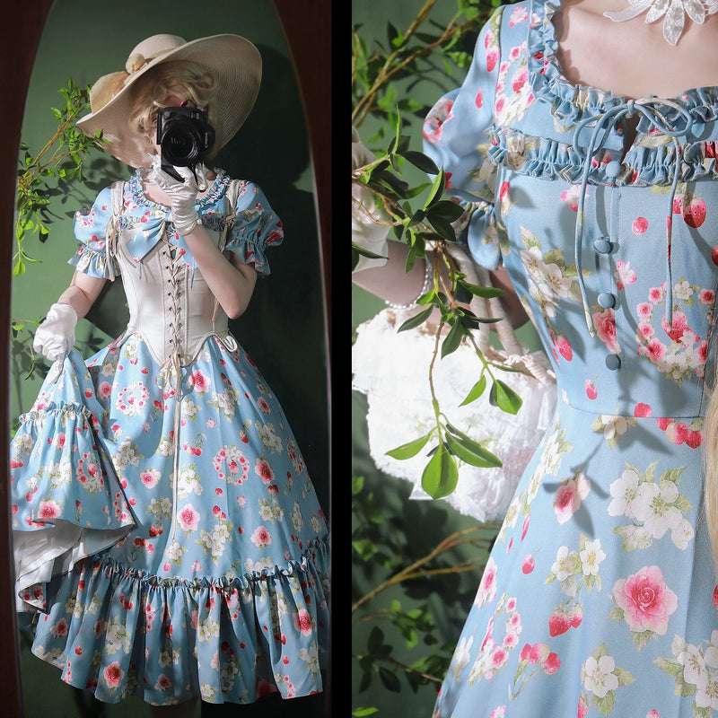 Forest Wardrobe - Early Summer Berry Storybook - Classic Lolita OP Dress - 3