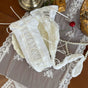 white over-the-knee strap socks