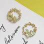 Green flower necklace version / Alloy chain version