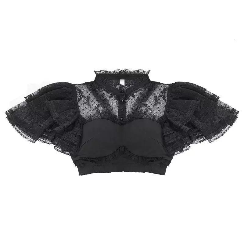 Sweetheart Dream Machine - Lace Padded Inner - Lace-trimmed padded inner blouse