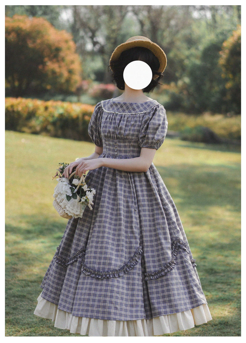 Forest Wardrobe - Forest Picnic - Gingham Dress and Cotton Underskirt - 6