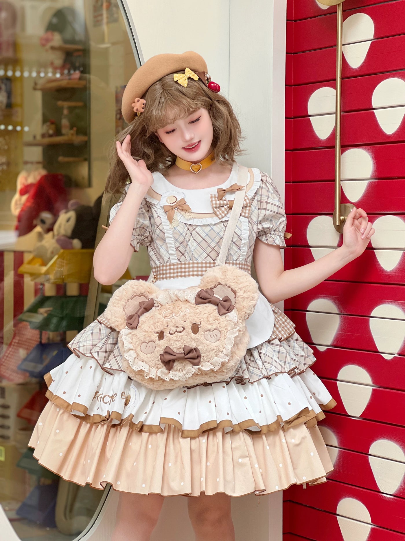 Molly Puppy - Sweet Lolita Plush Bear Backpack - Individually