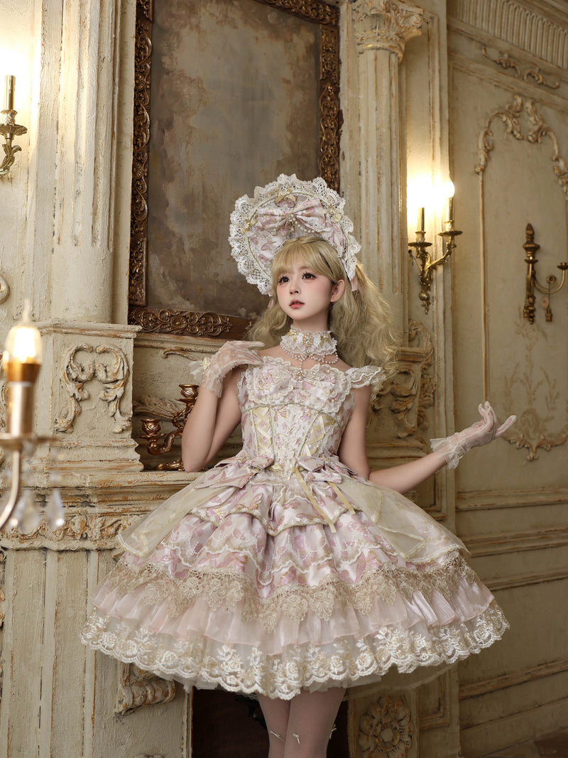 Floating Light Box - Butterfly Shadow Goldweave - Sweet Lolita Jumper