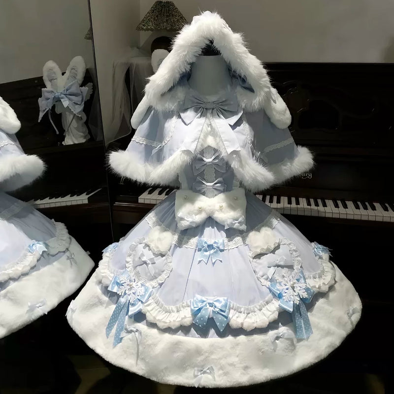 Little Snow Bunny Gift Box Cape & Dress Options — additional product view