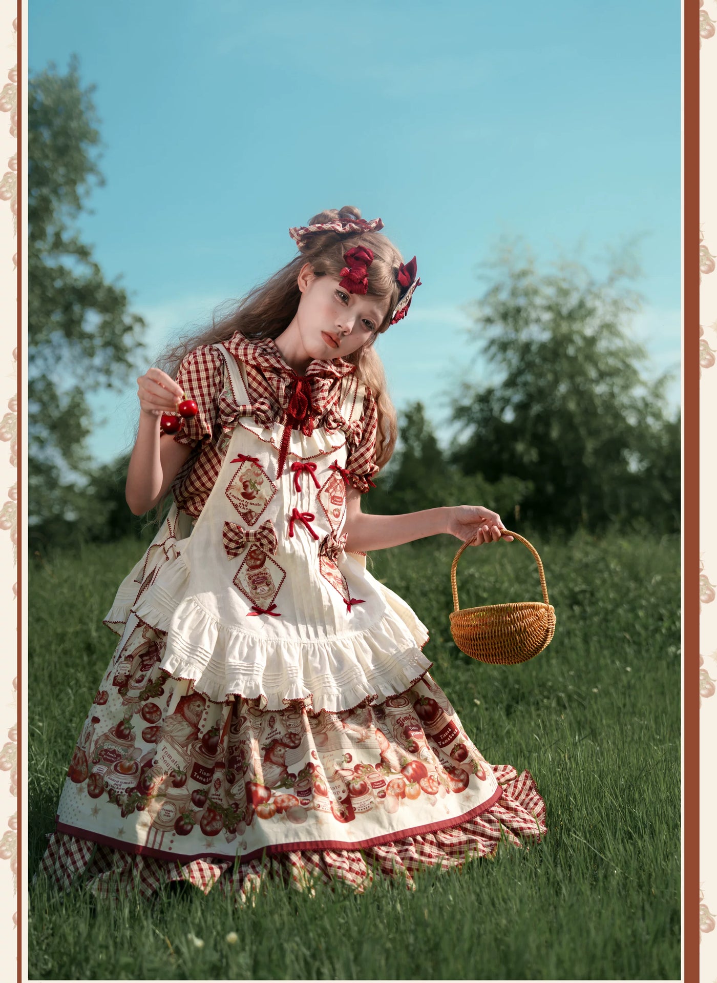 WF - Tomato Can - One-Piece Dress and Coordinate Pieces with Tomato Print