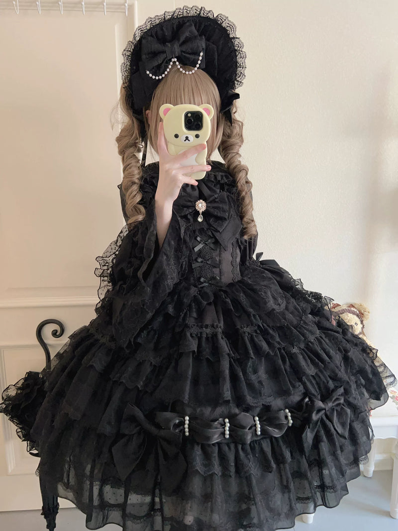White Sugar Girl - Dream Prelude - Sweet lolita doll-style JSK dress