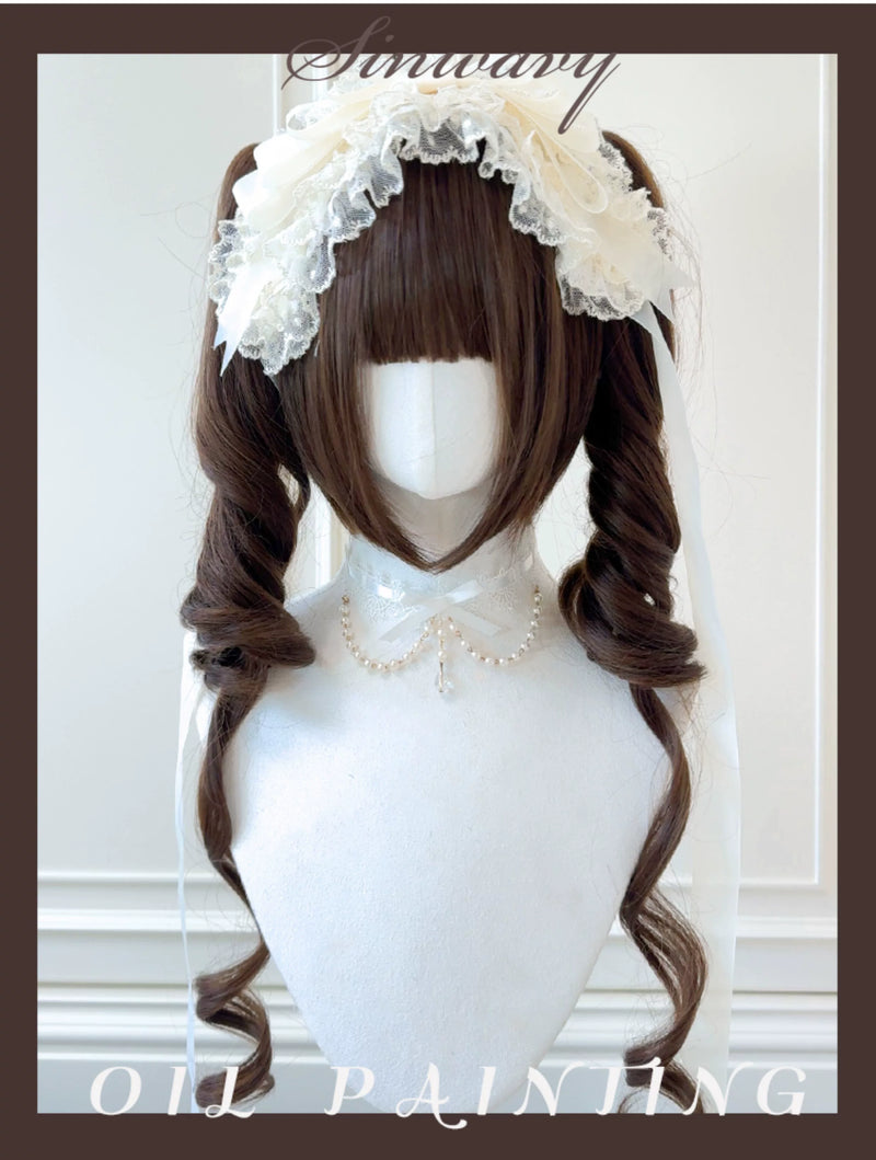 Sinwavy dark brown Lolita twin-tail wig - view 6