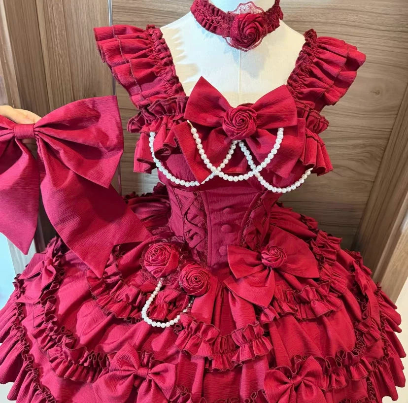 Sweetheart Dream Machine - Vintage Elegant Doll - JSK with Neck Accessory and Trailing Bow