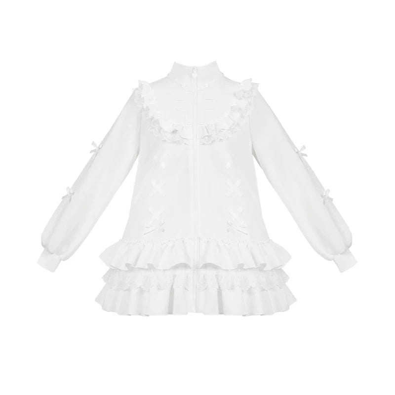 With PUJI - Muppet Settings - Sweet Lolita Outerwear, Detachable Styling detail view 8