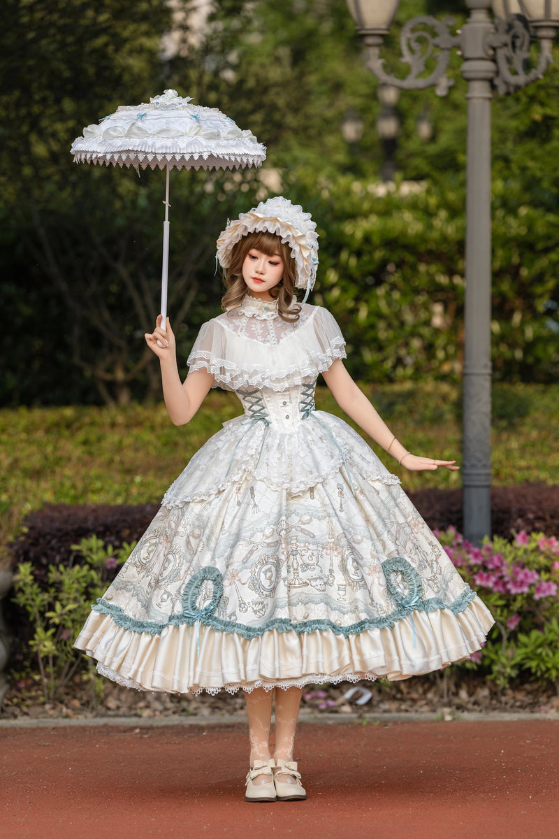 City Above Clouds - Banquet in the Clouds - OP dress with an Edwardian collar