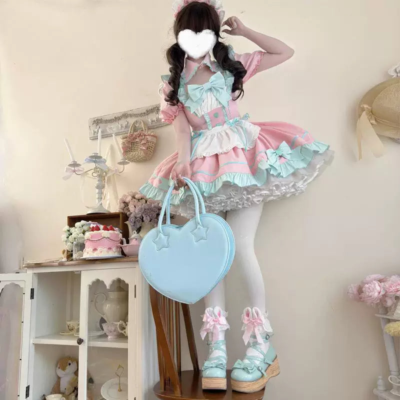 Sweetheart Dream Machine - Sweet Maid - OP Dress Set with a Ruffled Apron