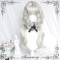 Silver White (Separate Short Hair + Hair Curtain)