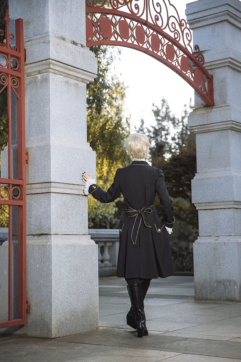 Immortal Thorn - Forever Rose - Ouji Lolita Coat Prince Handsome Wind Coat
