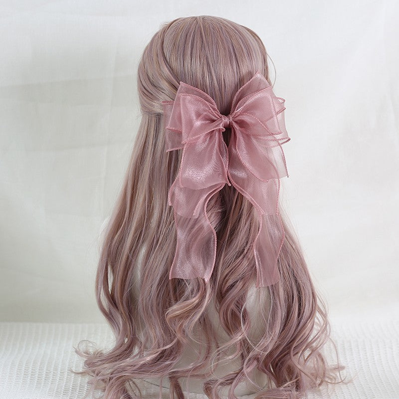 Xiaogui - Large Bowknot Sweet Lolita Headdress - Headwear