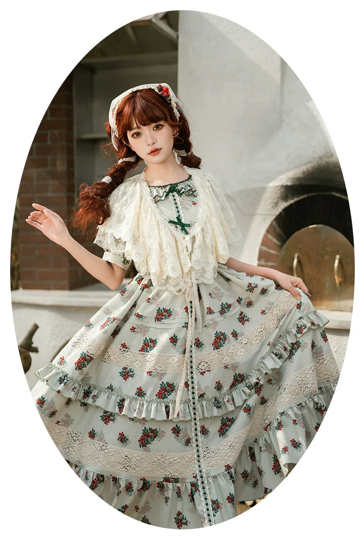With PUJI - Love Poem - Classic Lolita Shawl 3-Color Versatile Spring Innerwear