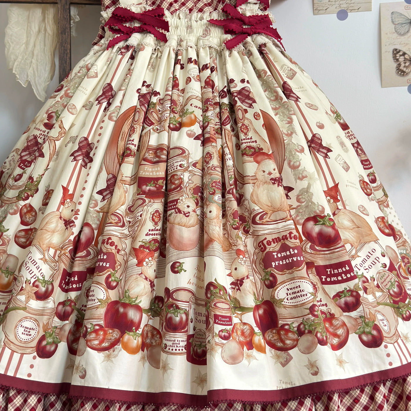 WF - Tomato Can - One-Piece Dress and Coordinate Pieces with Tomato Print