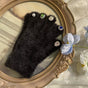 Black colored-rhinestone style / One Size